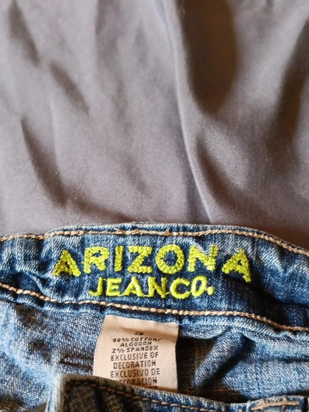 Arizona Juniors Light Blue Denim  Shorts